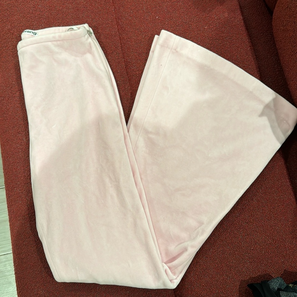 Alexander Wang Velvet Bell Bottom Pant